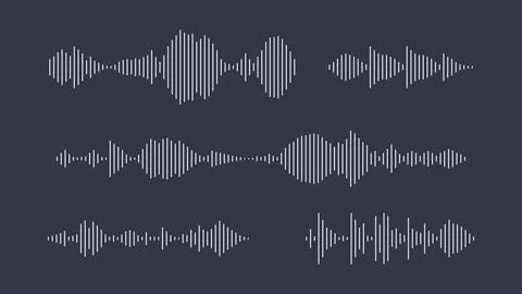 Sound wave equalizer Stock Illustration