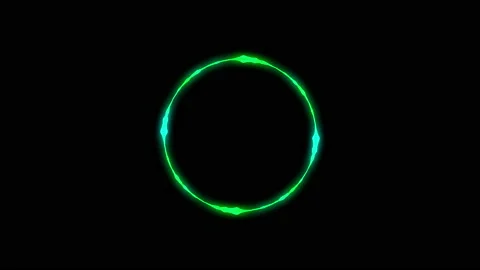 Sound wave equalizer isolated on black background. Stock Footage 148384548