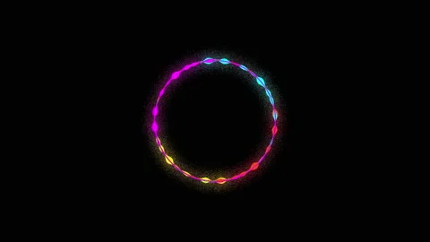 Sound wave equalizer isolated on black background. Stock Footage 148385744