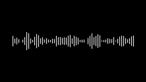 Sound Wave Form Audio. digital audio spectrum wave effect Video stock 333434424