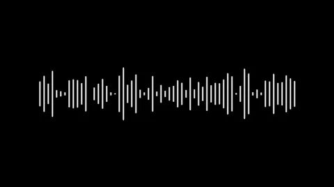 Sound Wave Form Audio. digital audio spectrum wave effect Stock Footage 333434454