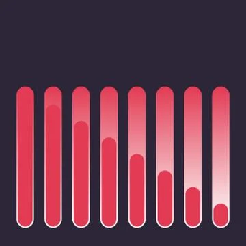 Sound wave icon Stock Illustration