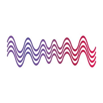 Sound wave icon vector Stock Illustration