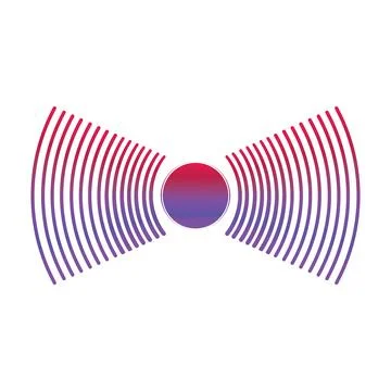 Sound wave icon vector Stock Illustration