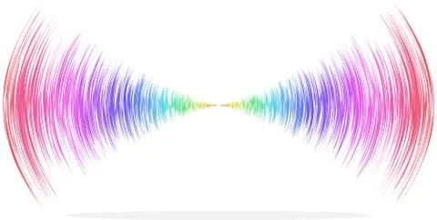 Sound wave Illustrazione stock