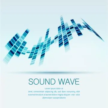 Sound wave Illustrazione stock