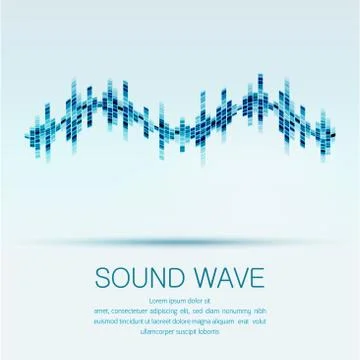 Sound wave Illustrazione stock