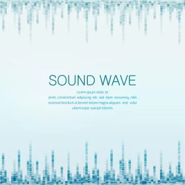 Sound wave Stock Illustration