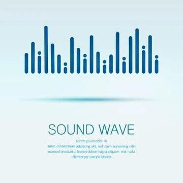 Sound wave Illustrazione stock