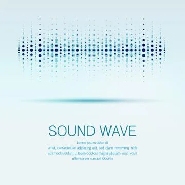 Sound wave Stock Illustration