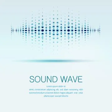 Sound wave Stock Illustration