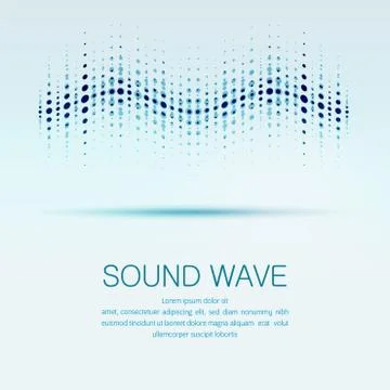 Sound wave Illustrazione stock