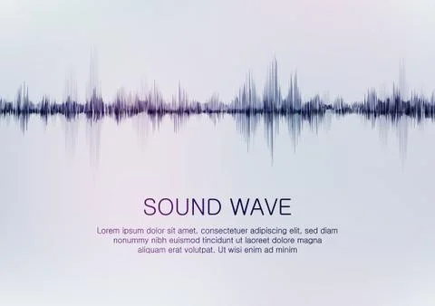 Sound wave Illustrazione stock