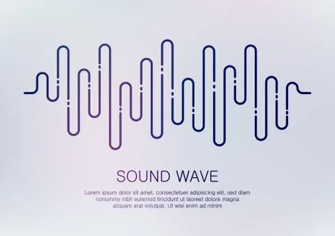 Sound wave Stock Illustration