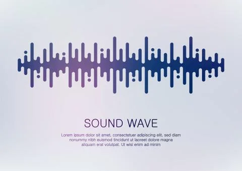 Sound wave Illustrazione stock