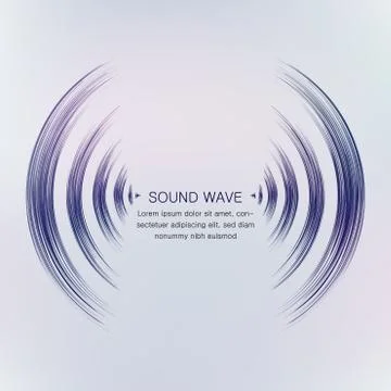 Sound wave Stock Illustration