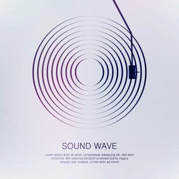 Sound wave Stock Illustration