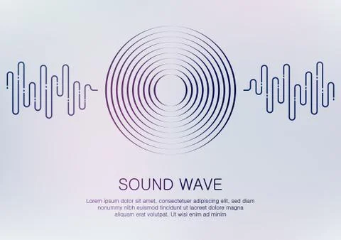 Sound wave Stock Illustration