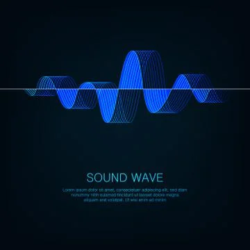 Sound wave Stock Illustration
