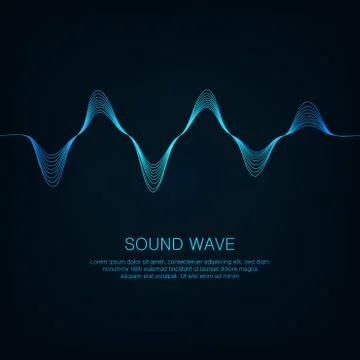 Sound wave Illustrazione stock