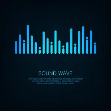 Sound wave Stock Illustration