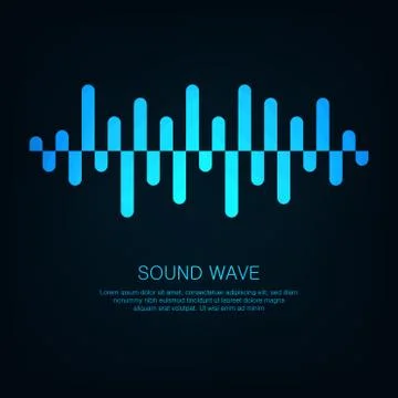 Sound wave Stock Illustration
