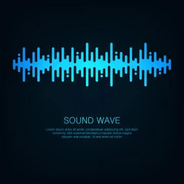 Sound wave Stock Illustration