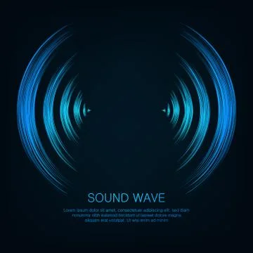 Sound wave Stock Illustration