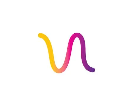 Sound wave ilustration logo vector icon Stock Illustration