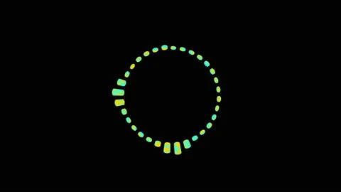 Sound wave isolated on black background. Stock Footage 212394993