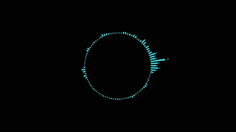 Sound wave isolated on black background. | Stock Video | Pond5