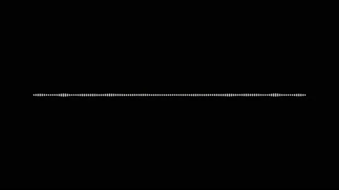 Sound wave isolated on black background. | Stock Video | Pond5