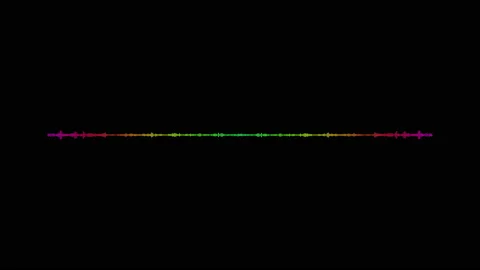 Sound wave isolated on black background. | Stock Video | Pond5