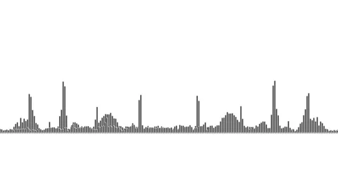 Sound wave isolated on white background. Stock Footage 146610616