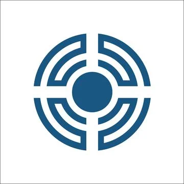 Sound Wave Logo Design Element Stock Illustration