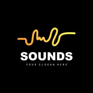 Sound Wave Logo, Equalizer Design, Music Wave Vibration, Simple Vector Icon.. Stock Illustration