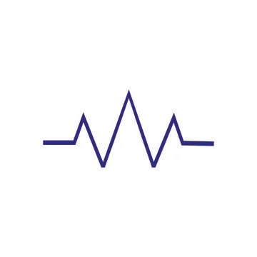 Sound wave logo Stock Illustration