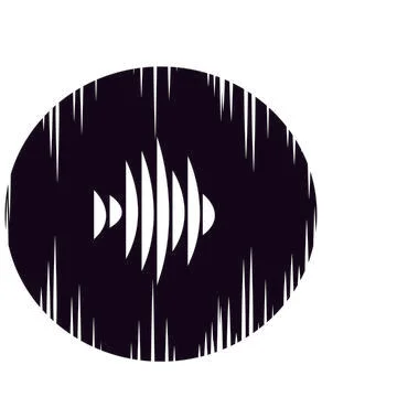 Sound wave  logo Stock Illustration