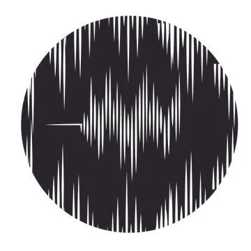 Sound wave  logo Stock Illustration