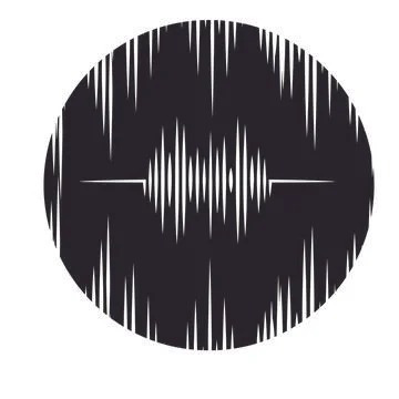 Sound wave  logo Stock Illustration