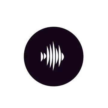 Sound wave  logo Stock Illustration