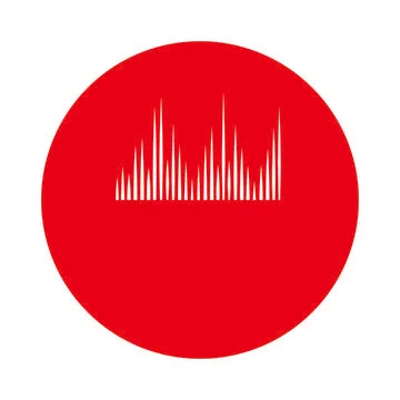 Sound wave  logo Stock Illustration