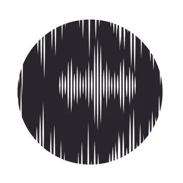 Sound wave  logo Stock Illustration