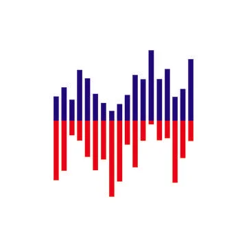Sound wave  logo Stock Illustration