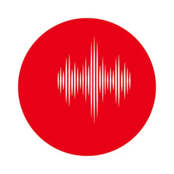 Sound wave  logo Stock Illustration