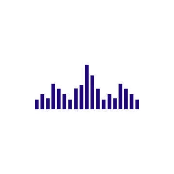 Sound wave  logo Stock Illustration