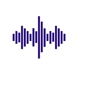 Sound wave  logo Stock Illustration