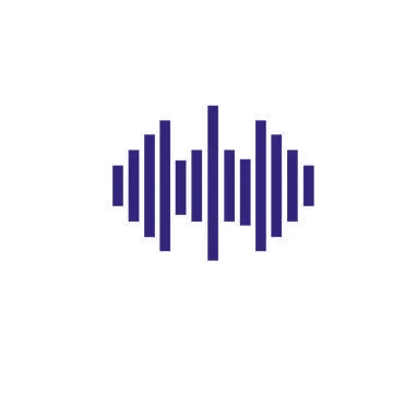 Sound wave  logo Stock Illustration