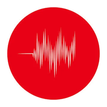 Sound wave  logo Stock Illustration