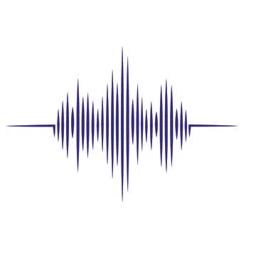 Sound wave  logo Stock Illustration
